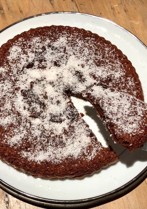 Une photo de Gateau choco-coco
