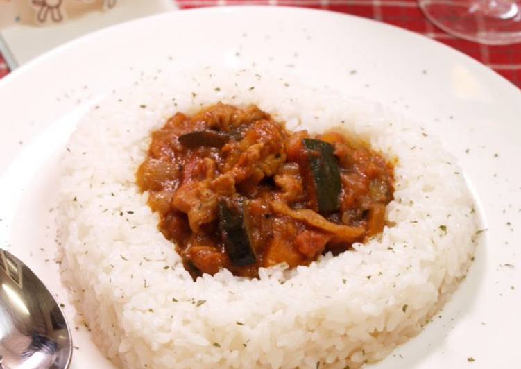 Easy Vegetable Curry for Valentine&#39;s Day