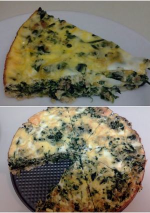A picture of Fratta for da heart (spinach and turkey).