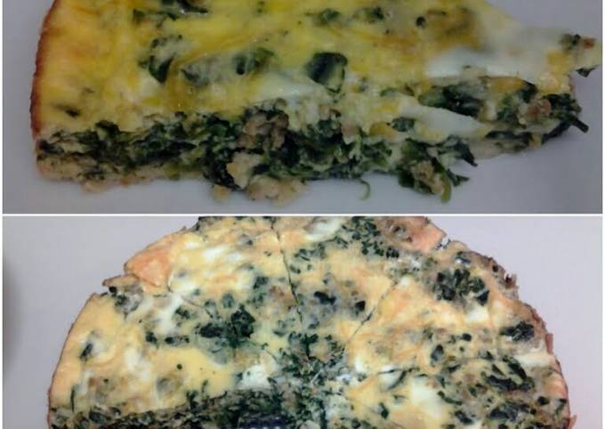 Recipe of Quick Fratta for da heart (spinach and turkey)