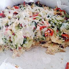 A picture of Broccoli and Cheese Crustless Quiche.