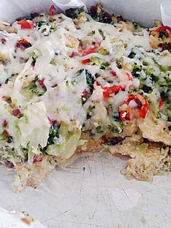 A picture of Broccoli and Cheese Crustless Quiche.