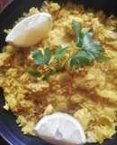 Arroz con merluza al curry