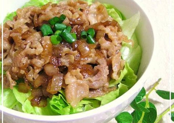 Pork Rice Bowl (Rich and Delicious)