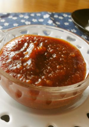 A picture of Easy Homemade Gochujang.
