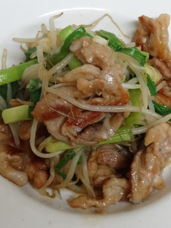 A picture of Speedy and Delicious Hearty Pork Offcuts and Bean Sprout Stir-Fry.