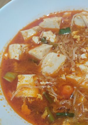 Foto resep Sundubu jigae (minimalis)