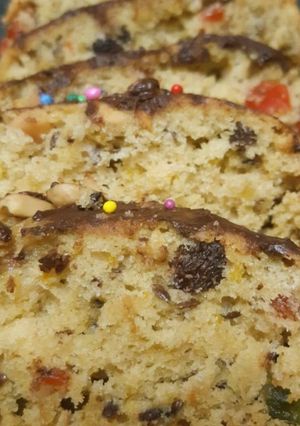 Una foto de Budín ingles vegano
