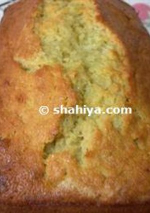 صورة لوصفة طريقة عمل كيكة الموز