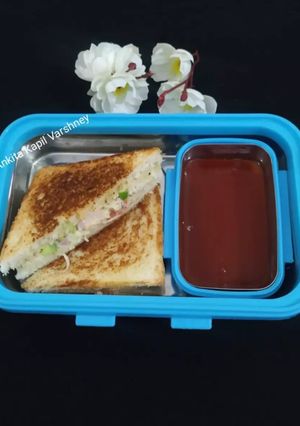 A picture of Lunch Box (veg sandwich).