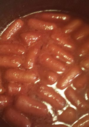 A picture of Drunkin hot dogs.