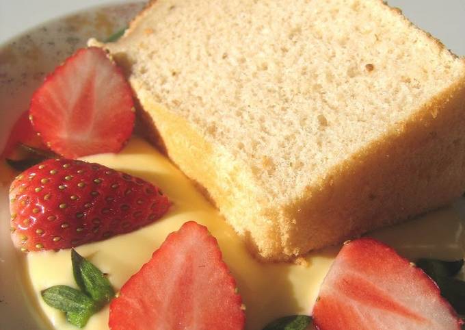 Steps to Prepare Any-night-of-the-week Fresh Strawberry Chiffon Cake