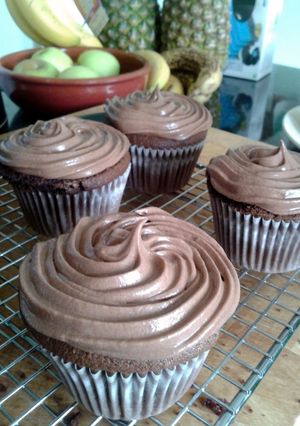 A picture of Chocolate Cup Cakes.