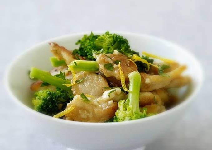 Step-by-Step Guide to Prepare Speedy Lemon Chicken With Broccoli