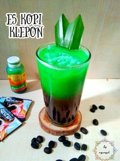 Foto resep Es kopi klepon