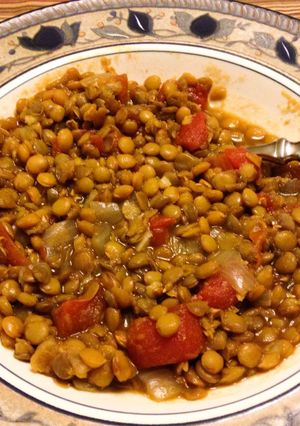 A picture of Not Your Ordinary Lentil Soup.