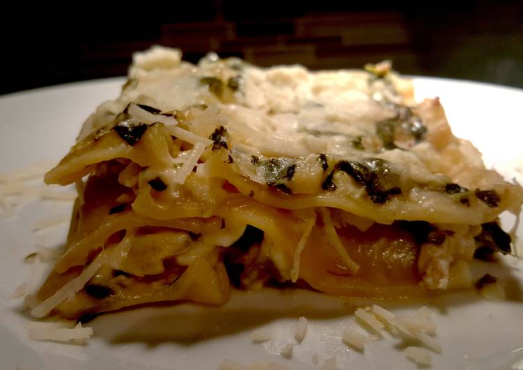 How to Prepare Ultimate Spinach artichoke lasagna with chicken