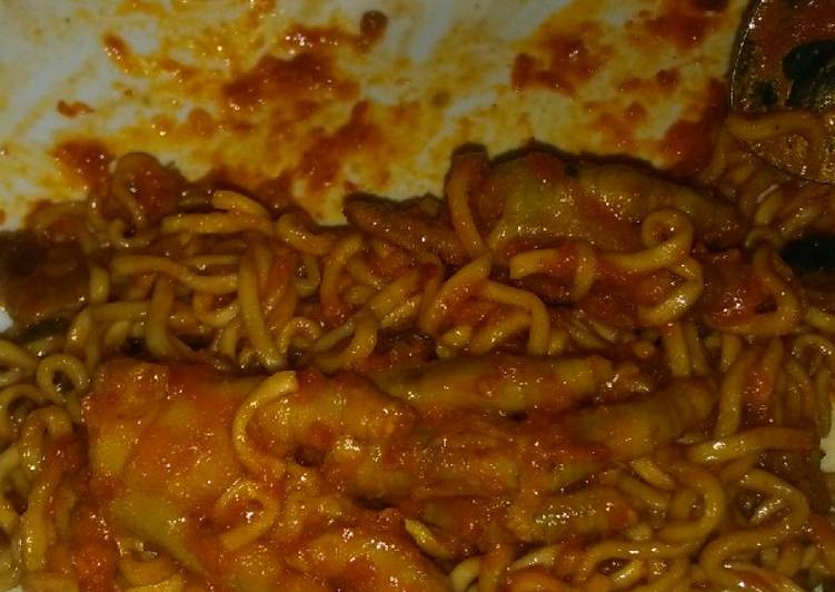 Langkah Mudah untuk Membuat Ceker dower dan indomie yang Lezat Sekali