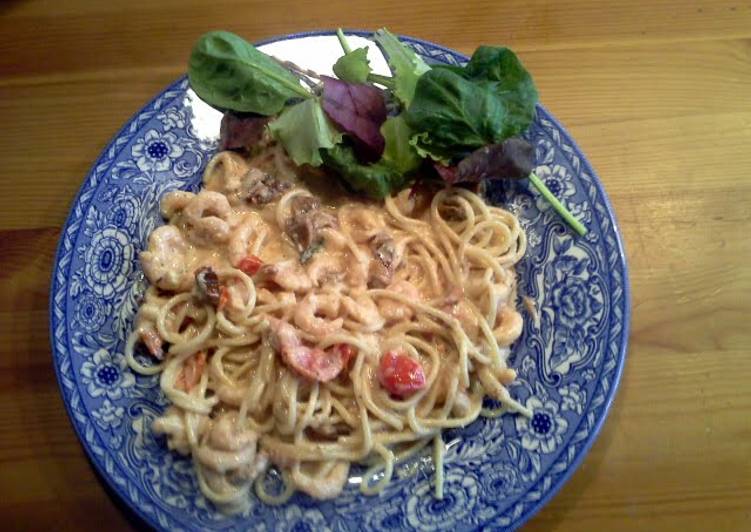 Easiest Way to Prepare Ultimate Pasta with shrimp