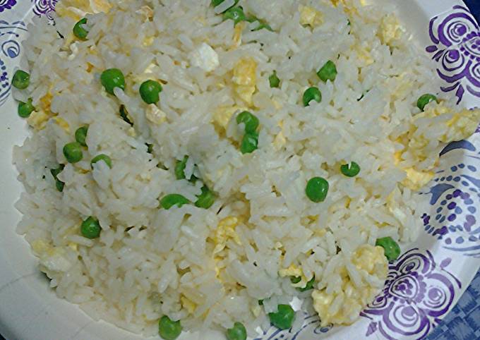 Choo Choo train fried rice, vegetarian version