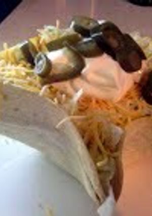 A picture of Making a Tortilla Bowl.