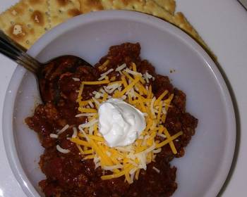 Easy Making Recipe Homestyle Northern American Chili Delicious Steady