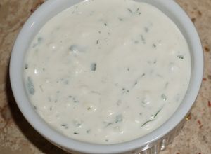 Una foto de Dip de queso azul