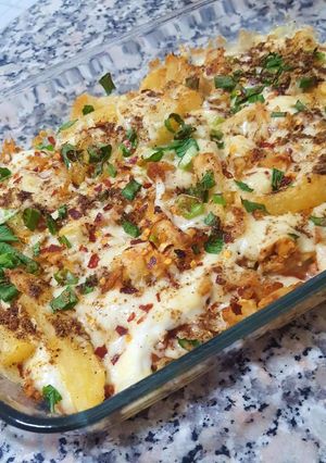 A picture of "Loaded Pizza Fries".