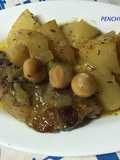 Cabezada de cerdo al horno con nueces de Macadamia