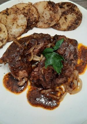 Foto resep Roasted Lamb saus BBQ