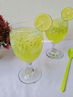 Foto resep Es Kuwut Melon Nata de coco