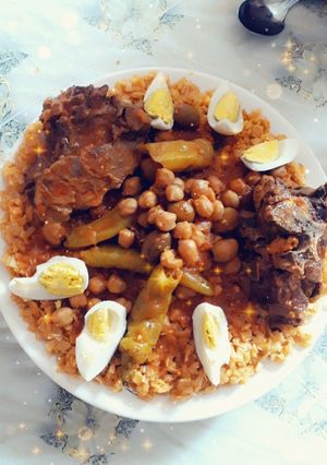 صورة لوصفة شخشوخة الظفر بالخروف 🥰🥰💞💞💞 بنة لا تقاوم