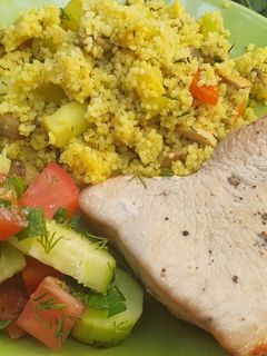 Фото Кускус з овочами.