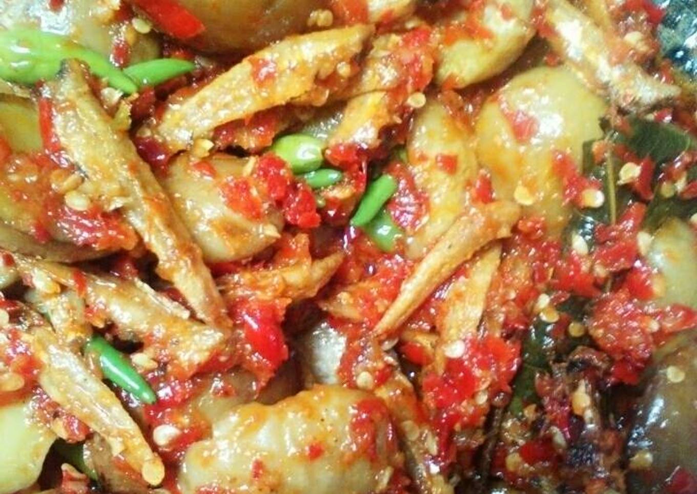 Resep jengkol balado teri jengki Anti Gagal