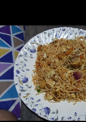 মিক্সড নুডুলস (mixed noodles recipe in Bengali) রেসিপির প্রধান ছবি