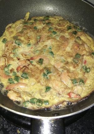 Foto resep Omelet udang
