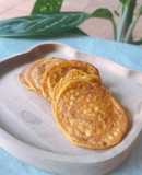 Bánh Pancake bí đỏ yến mạch