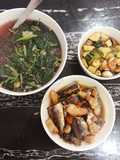 Canh rau, mắm càThịt kho cá nục
