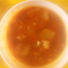 A picture of Kheere ki sabzi.