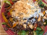 Beef taco salad