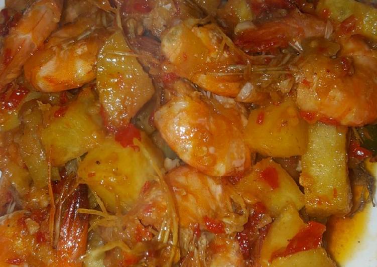 Bagaimana Membuat Sambal goreng kentang udang Anti Gagal