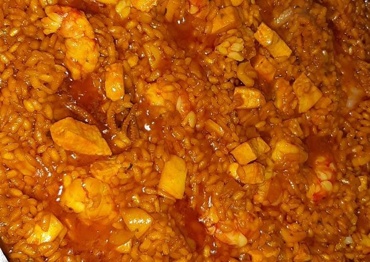 Arroz a banda 🍚🦐🦑