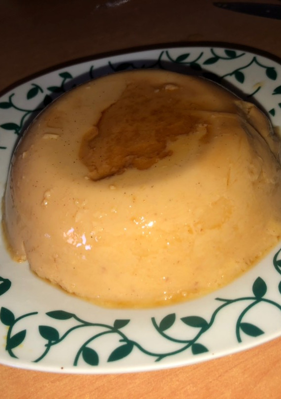 Una foto de Flan de magdalena