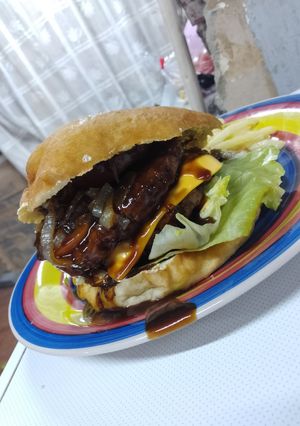 A picture of Fatcake burger.