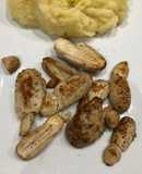 Hongos de pasto dorados