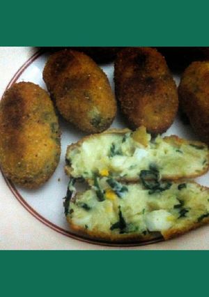 Una foto de Croquetas de espinacas