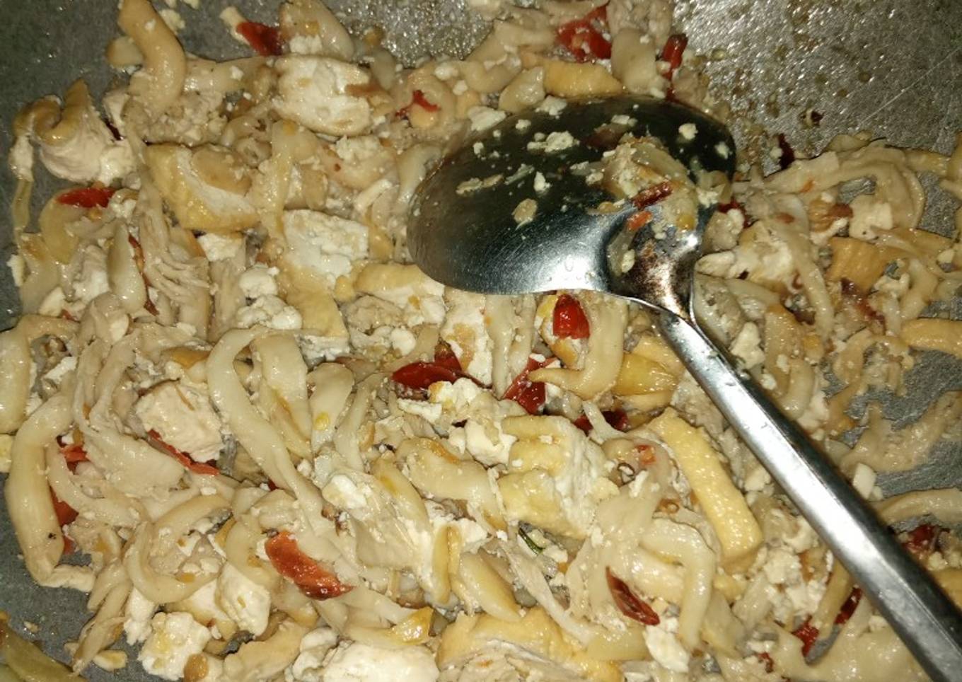 Orak arik tahu jamur