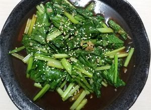 Foto resep Tumis Caisim (Choy Sum) Saus Wijen Manis