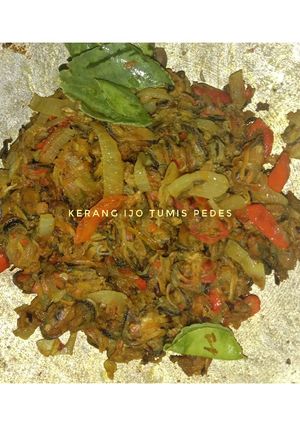 Foto resep Kerang ijo tumis pedes