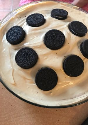 Una foto de Torta oreo y mousse helada!